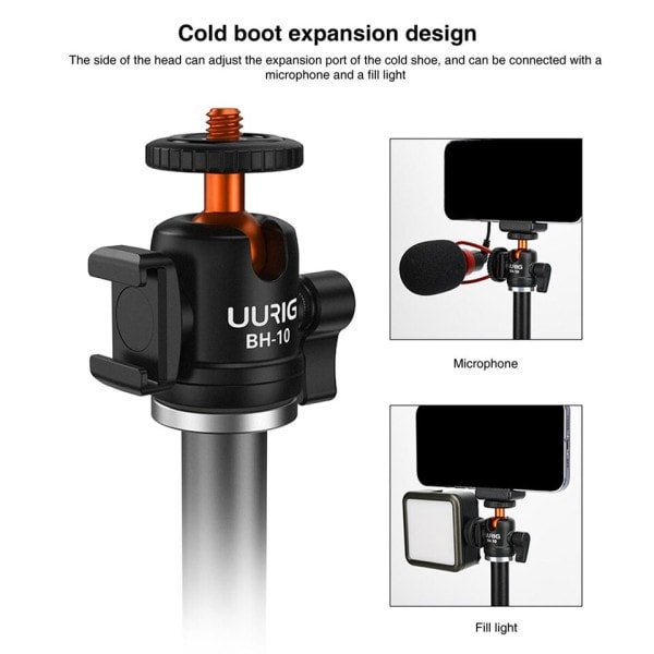 Overhead skrivebord montering med magnetisk telefon holder kuglehoved klemme montering til webcam holder arm
