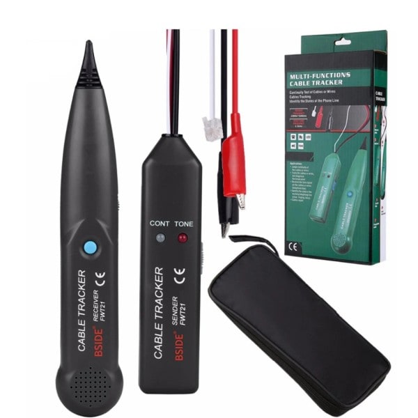 Kabel Tracker Netværk Telefon linje Detektor wire finder ledninger Kabler Trace