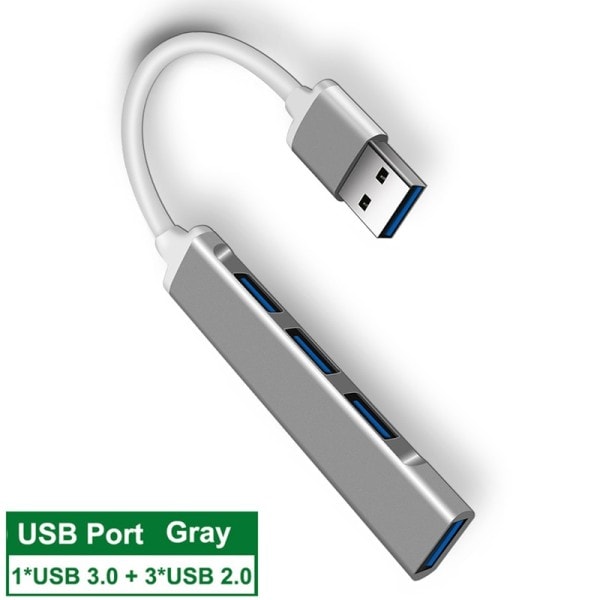 USB C HUB 3.0 Tyyppi C 4 Portti Useita USB jakaja sovitin OTG HUAWEI Xiaomi Macbookille