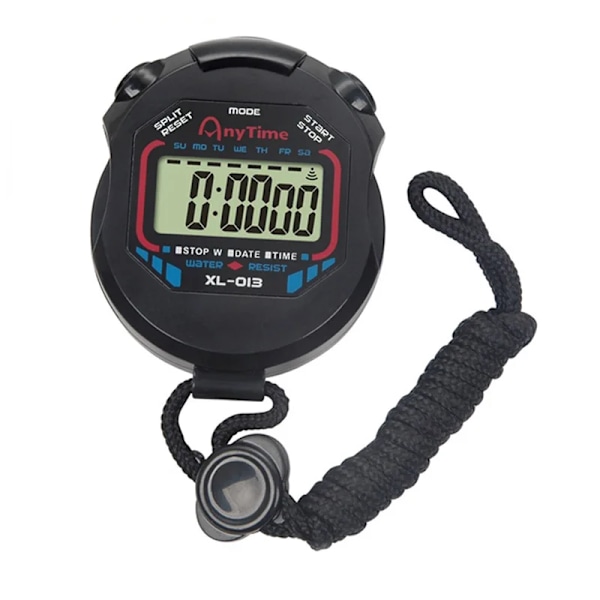 Vattentät Kronometer Handhållen Ficka Stoppur Professionell Digital Sport Stoppur LCD Timer Stopp Klocka Timer Verktyg