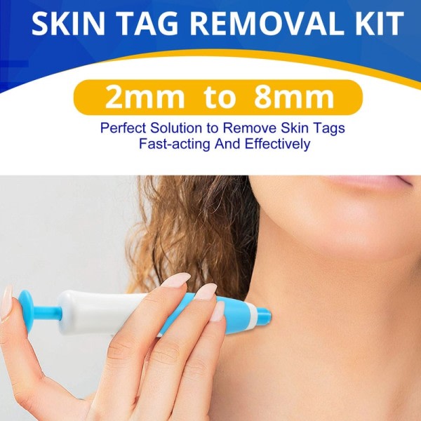 Hud Tag Remover Kit Mulvad Vårta Remover Utrustning Skin Tag Behandling Verktyg