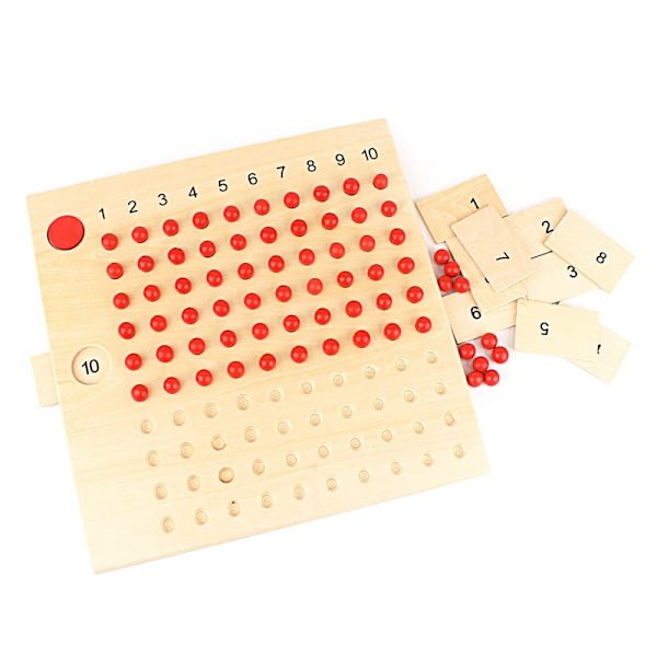 Montessori Koulutus Puulelu Kerto ja jako helmet lauta