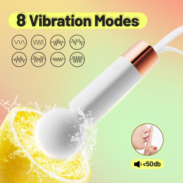 Kraftig Vibrator Sex Leke Med 8 Modi Stille Klit Vibrator Klitoris Stimulering Kvinnelig Trev Massager Voksen Sexy Leker