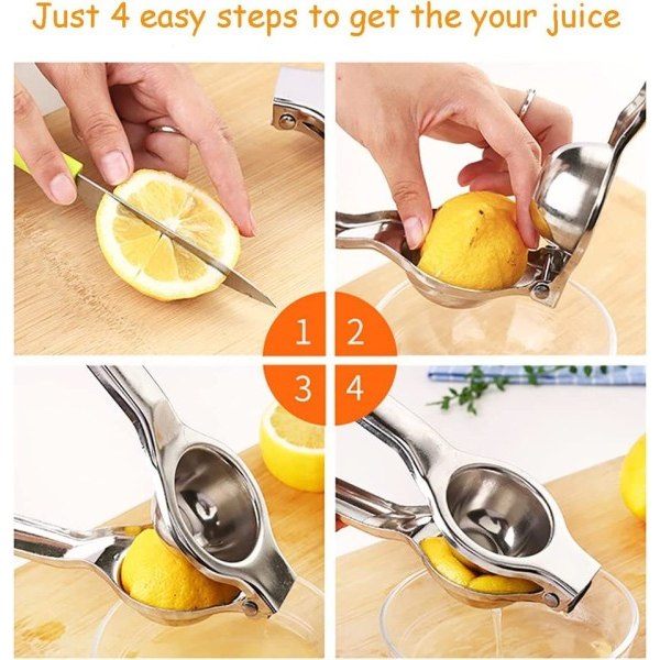 Sitron presse manuell juicer rustfritt stål metall presse juicer frukt appelsin sitron kjøkken sitron presse verktøy