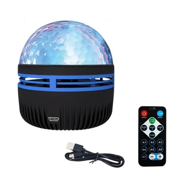 USB Starry Projektor Lys Med  Mønstre Ocean Wave Nat Lys