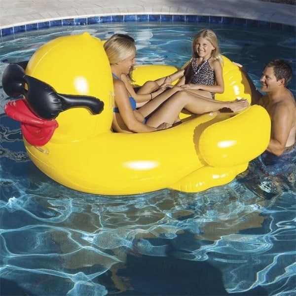 Høj kvalitet OEM PVC custom pool float svømmering flydende seng oppustelig gummi and float til sommer