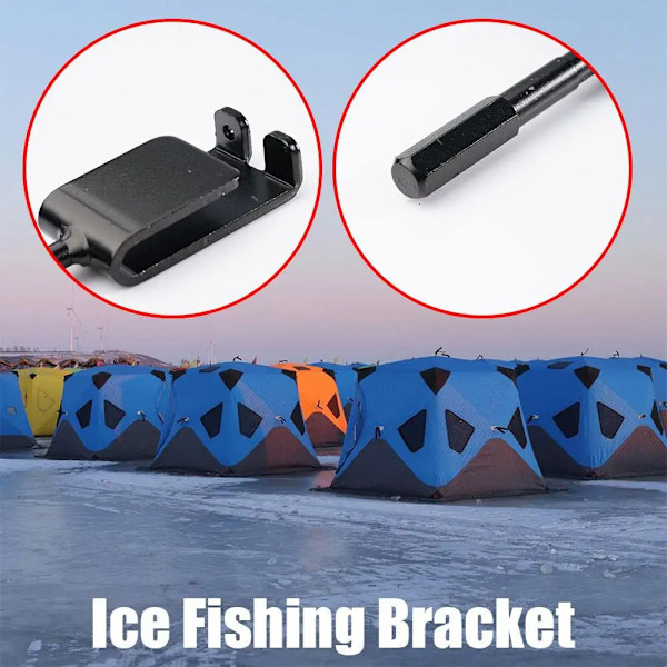 Ice Power Drill Adapter Portable Shelter Tält Fixer För Spik Bracket Clam Ankare Is Inlägg Sömnad Tält Pinn
