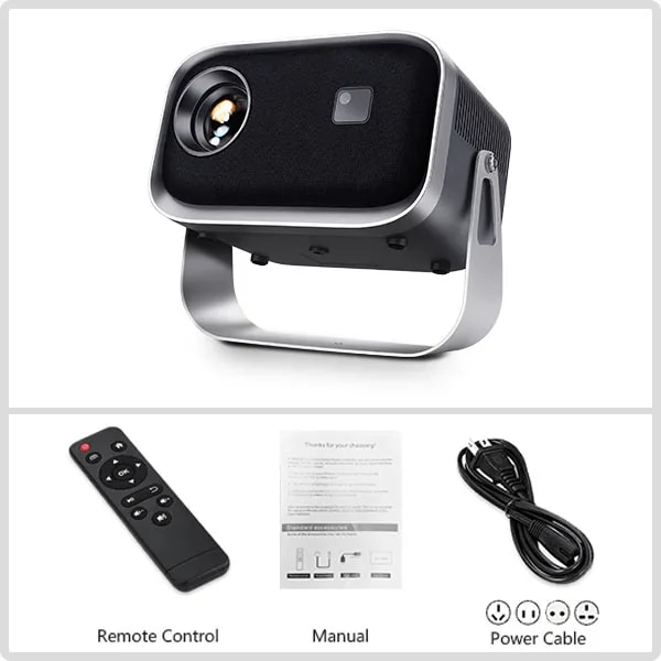 Hög kvalitet A003 MINI Projektor WIFI Bärbar Home Theater Cinema Beamer Smart TV Sync Android Phone LED Projektorer för 4k film