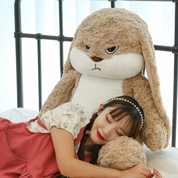 Viha pupu pehmo pitkä korva pupu pehmo lelu Kawaii sarjakuva eläin tyyny nukke joulu lahjat