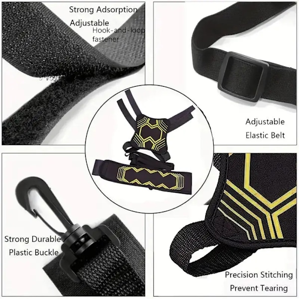 1 Setti Urheilu Jalkapallo Bounce Kits Säädettävä Jalkapallo Treeni Vyö 10-Pack Agility Jalkapallo DiSC Cone