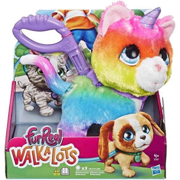 Rigtige venner E5307EU5 FRR WALKALOTS Big Unicorn Rainbow Colours børn legetøj
