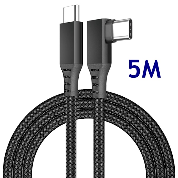 5M Data Line Laddningskabel för Oculus Quest 2 Pico 4 PS5 Tillbehör PC USB 3.2 Typ C Laddare Link Kabel