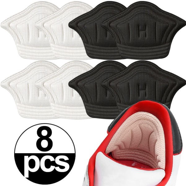 8 osaa pohjalliset patch korko pehmusteet urheilu kenkiin säädettävä koko korko pehmuste kipu kevennys tyyny insert pohjallinen kantapää suoja tarrat