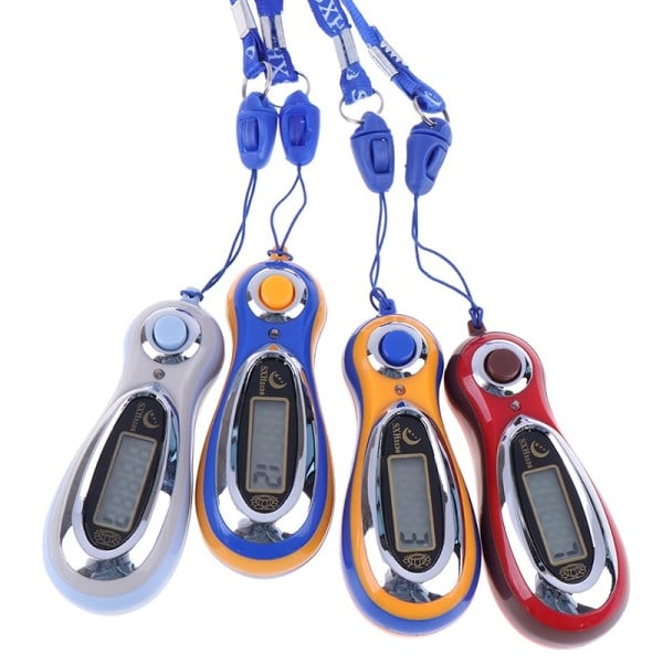 Digital LCD MP3 Shape Electronic Hand Tally Counter Med A String Prayer Counter