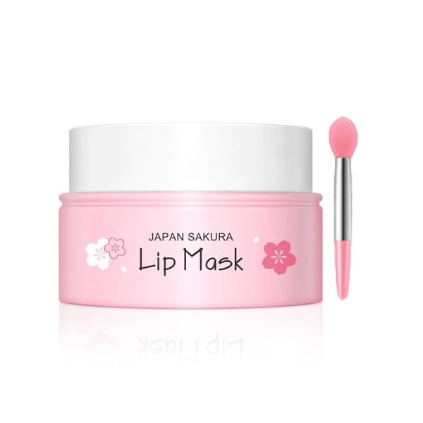Sakura Läpp Sömn Mask Hydraterande Fukt Närande Rynkla Utjämnande Torrhet Läpp Mask