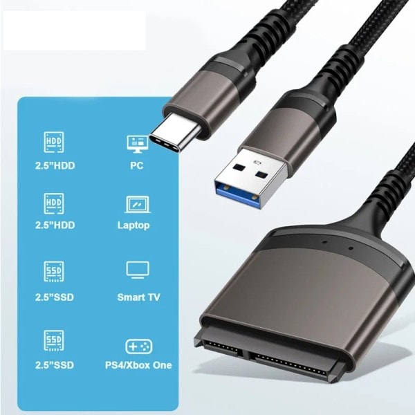 SATA USB 3.0 muunnin tyyppi C SATA sovitin kaapeli