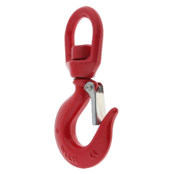 1 ton legering stål öga krok till sväng med säkerhet spärr lyft krok