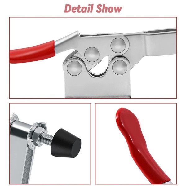 4 st Horisontal Toggle Clamp Quick-Release Toggle Clamps Set