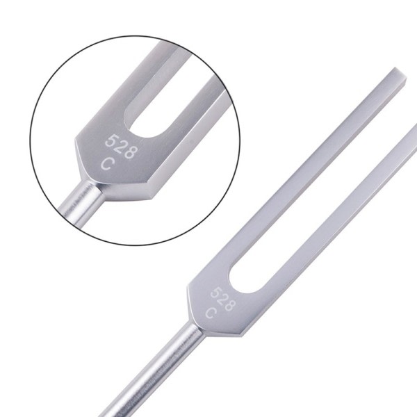 Tuning Fork 528C 528HZ Tuner med Mallet Set for DNA Reparation Healing Nervesystem Testing Tuning Fork