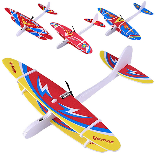 Stort skum flygplan leksak hand kastning flygande flygplan flyg segelflygplan diy modell leksak