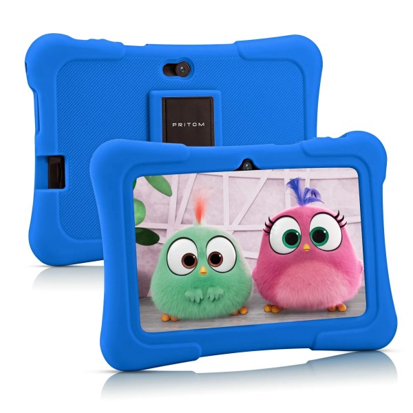 Kids Tablet Quad Core Android 10 32GB WiFi Bluetooth Pædagogisk Software Installeret