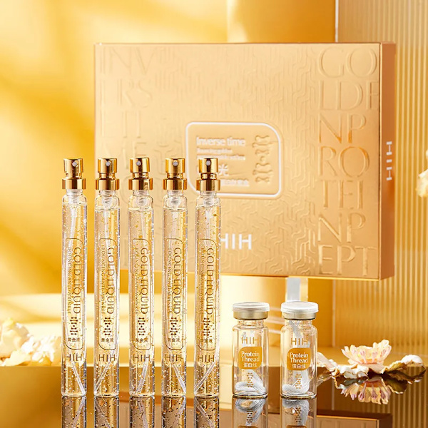 Instant Lift Collagen Protein Thread Set Face Filler Absorbable Thread Firming Silke Fibroin Line Carving Anti-aging Face Essence