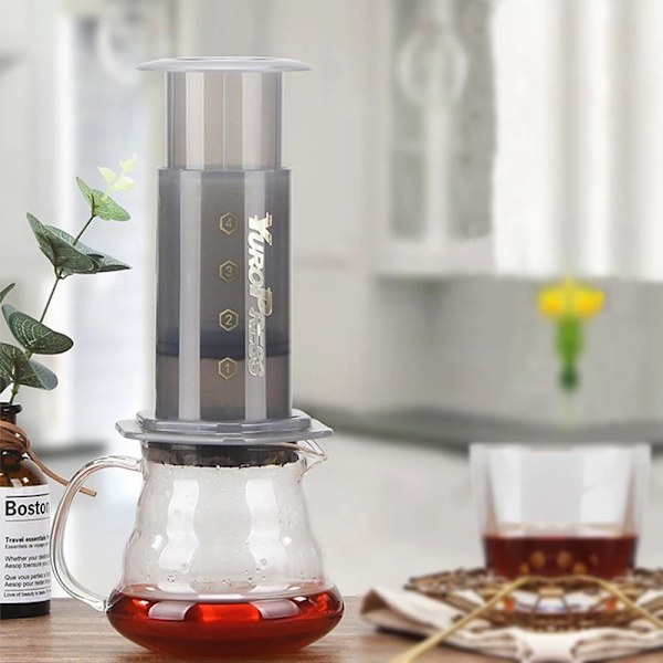 Espresso Kaffe Bärbar Fransk Press barista verktyg Kaffe Kanna Luft Press Dropp Kaffe Maskin Filter Papper