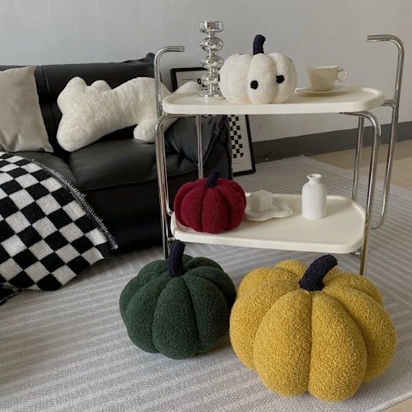 Morsomt gresskar plysj pute kreativ spesialformet sofa pute halloween pynt