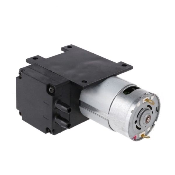12V Mini Vakuum Pump 8L/min Hög Tryck Sug Membran Pumpar med hållare