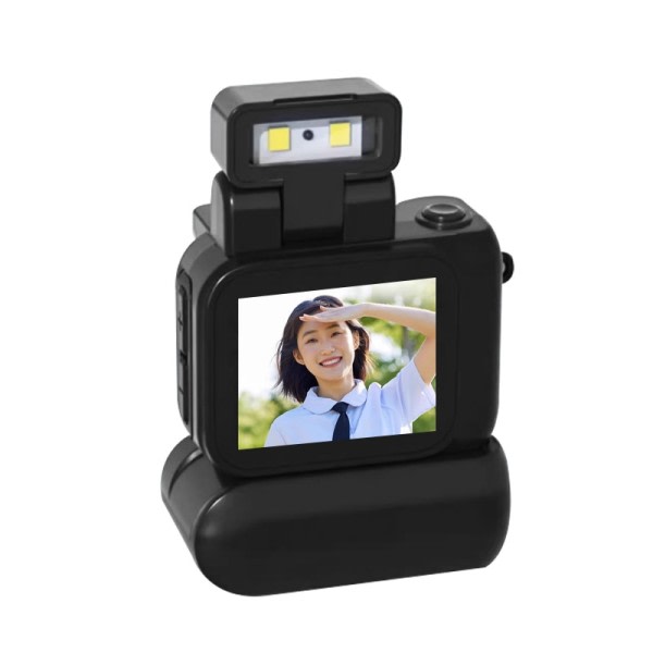 Mini Kamera CMOS Med Blixt Lampa Och Batteri Dock Bärbar Video Inspelare DV 1080P Med LCD Skärm