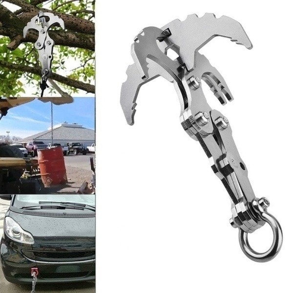 Folding Gravity Grab Krok Utendørs Stenk Klatring Redding Claw Survival Fjellklatring Krok Verktøy
