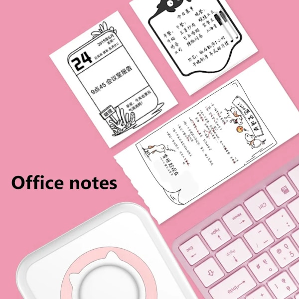 Mini Printer Bærbar Termisk Klistermærker Papir Blækløs Bluetooth Trådløs Impresora Android IOS Portable Etiket Printer