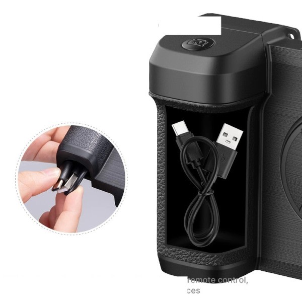 CG01 CapGrip II Kämmenlaite Selfie Booster Grip Bluetoothilla kaukosäädin puhelin suljin