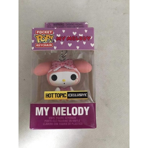 POP Pocket nyckelringar Sanrio - My Melody (Sleepover) Het Ämne Exklusivt Action Figurer Leksaker