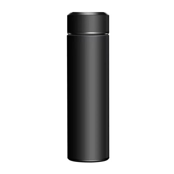 500ml Sort Rustfrit Stål Creative Smart Termos Flaske Temperature Display