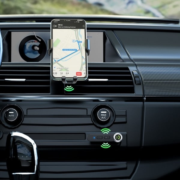3,5mm liitin AUX auto Bluetoother 5.0 vastaanotin langaton mikrofoni handfree sovitin autossa