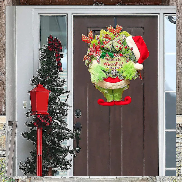 Jul nisse krop pynt jul sæk jule guirlande plys ben til træ pynt