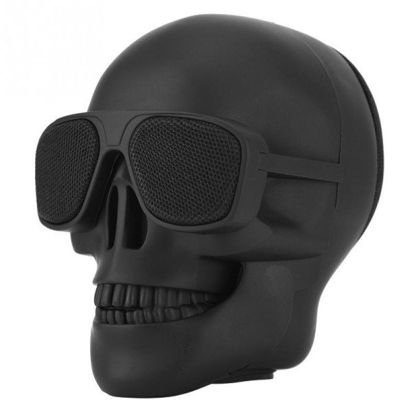 Skalle Huvud Högtalare Bärbar Mini Bluetooth-kompatibla Trådlösa HD Stereo Högtalare