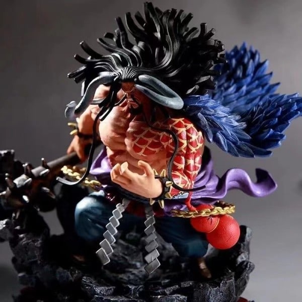 One Piece Anime Lelu Beasts Pirates GK Battle Kaido toiminta Figuuri PVC Erinomainen malli