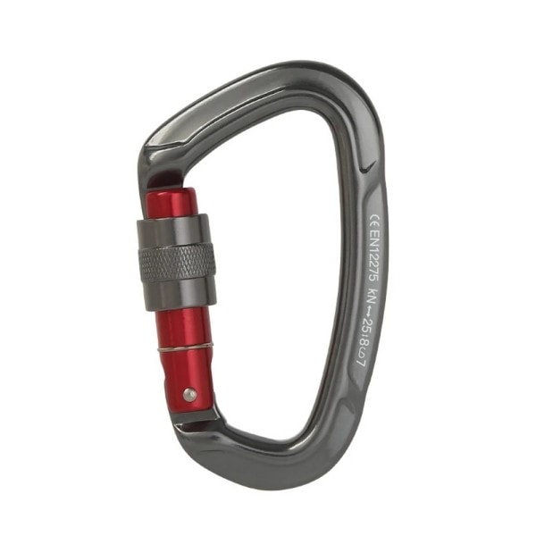 Outdoor Camping Sten Klättring Karbinhake 25kN Lås Hängmatta Ryggsäck Snöre Spänne Säkerhet Skydd Multi Verktyg Fiske Tillbehör