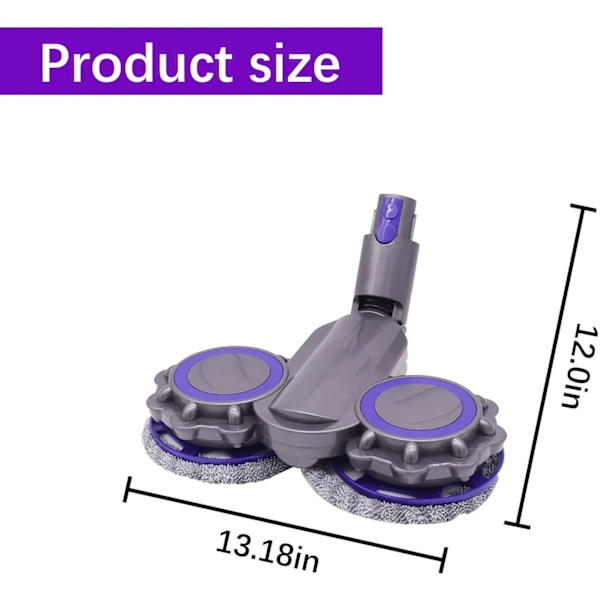 Sähköinen Moppi pää liitin yhteensopiva Dyson pölynimurin puhdistimen liittimen kanssa