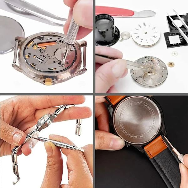 212 delar Klocka Öppnare Reparation Verktyg Kit
