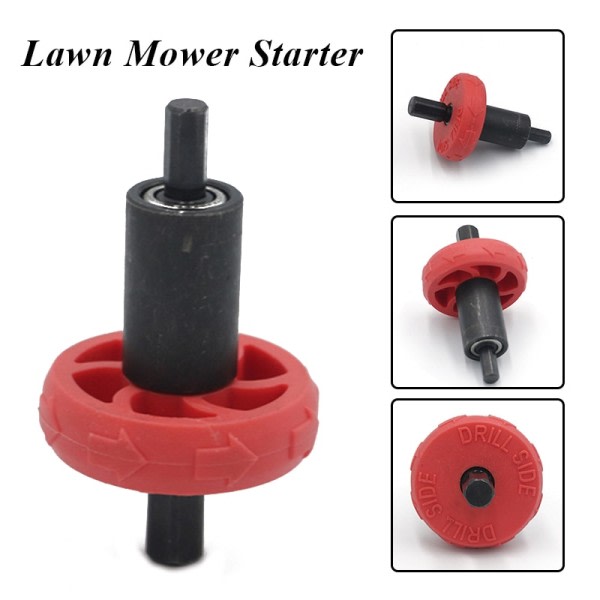Elektrisk Start Drill Bit Motor Adapter Plug Knapp Snöre För Snören Trimmers Löv blåsare Handfräsar