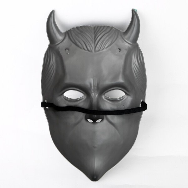 Halloween Ghost Maske Ghost Cosplay Kostume Fest Rekvisitter Grå Plast Skrekk Maske