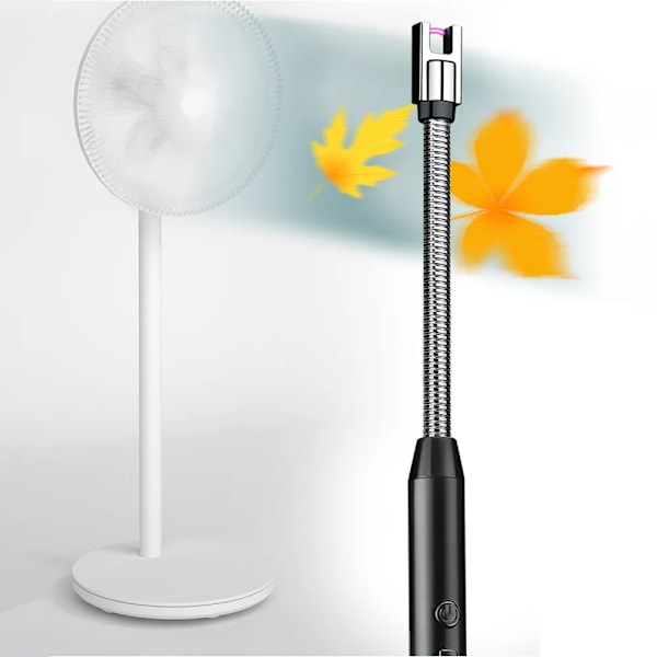 1 Piece Vindproof Kök Elektrisk USB Lång Ljus BBQ Gasspis Tändning pistol Camping Ladda Ljusbåge Flamfri Plasma Tändare