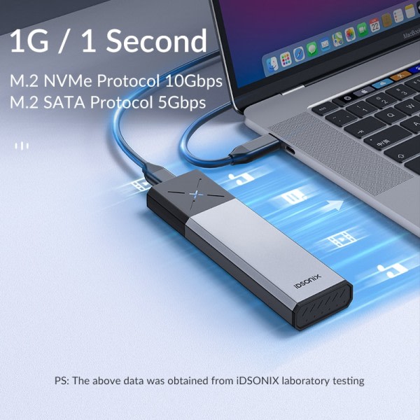 SSD kotelo kotelo kaksois protokolla kotelo NVME PCIE SATA ulkoinen kiintolevy laatikko