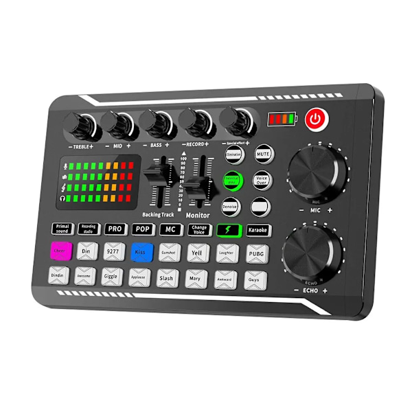 Profesjonell Bluetooth-kompatibel Studio opptak for telefon PC lyd miksing konsoll forsterker live musikk mikser