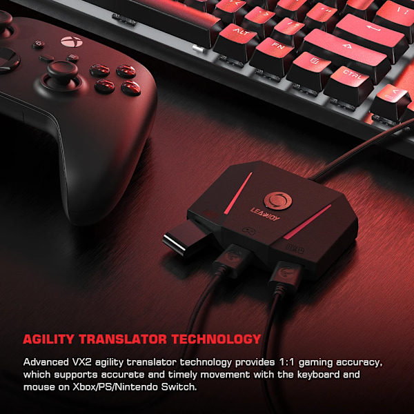 Tangentbord mus kontroll adapter omvandlare för Xbox serien