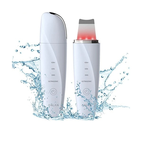 Ultraljud Skin Scrubber IXP5 Vattentät Låg Noise Ljus Terapi EMS Ansiktslyft Ansiktsrengöring
