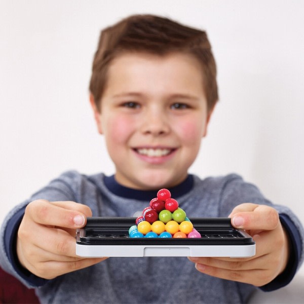 120 haastetta IQ 3D palapeli lauta peli klassinen pyramidi laatta helmi looginen mieli lapsille